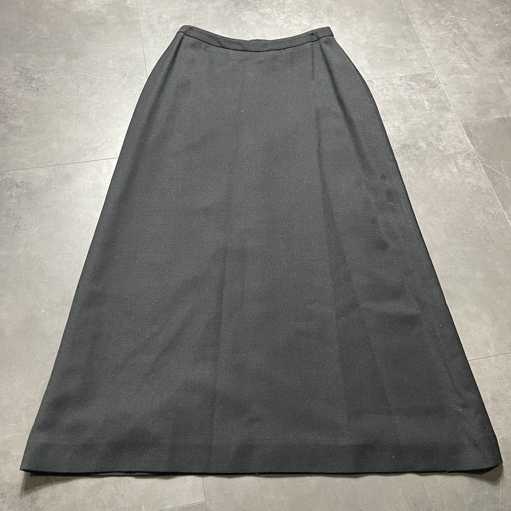 Vintage Rena Rowan For Saville Skirt Womens 6P Button Front Wool Blend F-118